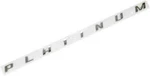13 14 15 16 Ford F250 F350 F450 Platinum Bedside Emblem Single Letters Chrome. Fixed Price $21.99.