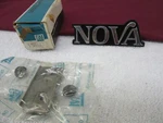 Nos 1975 Chevrolet "nova" Front Grille Emblem W/attachments Gm 358743 Dp. Fixed Price $60.00.