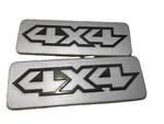 1987-1990 Nissan Pathfinder B-pillar 4X4 Emblem Oem Baby Blue X2 Set Of. Fixed Price $24.99.
