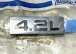 Genuine Ford "4.2L" Hatch Emblem / Nameplate Freestar Nos 4F2Z-1742528-AE. Fixed Price $23.96.