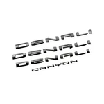 Genuine Gm Canyon Denali Emblems - Black 85056290. Fixed Price $146.34.