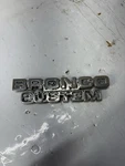 1978 1979 Ford Bronco Custom Emblems D8TB-98023A48-CW Oem With All Tabs. Fixed Price $34.99.