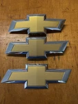 New Oem Gm 23303572 Gold Bowtie Grille Emblems Front Rear Fits 16-18 Silverado. Fixed Price $98.88.