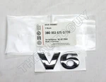 1998-2005 Factory Oem Volkswagen Vw Passat Rear "V6" Emblem 3B0853675C739. Fixed Price $27.20.