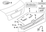 Genuine Subaru Nameplate 93079VC080. Fixed Price $95.45.
