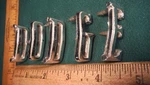 CG63 Dodge Dart Trunk Lid Letter Emblems Vintage 1967 #2784578-81. Fixed Price $59.99.