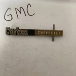 BH13 Chevrolet Custom Dash Glove Box Emblem Vntage 1970-80S #330493 Chevy Pickup. Fixed Price $30.00.