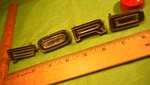 CC30 Ford Bumper Letter Emblems Vintage 1972 #D2AB6540228A-D Galaxie 500. Fixed Price $34.99.