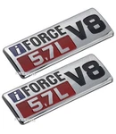 2X New 07-19 Toyota Tundra 5.7L V8 Front Fender Emblems Chrome. Fixed Price $15.88.