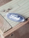 1995-2001 Ford Mustang Gt Emblem Logo Badge Symbol Rear Trunk Blue Chrome Used. Fixed Price $20.00.