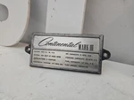 1969 1970 1971 Lincoln Continental Mark Iii Orig 460 Engine Data Id Name Plate. Fixed Price $51.99.