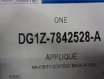 Genuine Ford Lock Cylinder Cap DG1Z-7842528-A. Fixed Price $37.63.