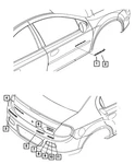 Genuine Mopar Se Nameplate 5303642AA. Fixed Price $17.27.