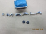 Nos 1965 1966 Chevrolet Impala Letter Set Front Fender Emblem Script Gm 3862173. Fixed Price $80.00.