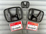 3PCS For Honda Civic Sedan 2022-2024 Gloss Black Emblem Badge Front Rear New. Fixed Price $38.00.