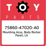 75860-47020-A0 Toyota Moulding Assy, Body Rocker Panel, Lh 7586047020A0, New Gen. Fixed Price $556.43.