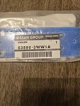Genuine Infiniti Nameplate 63890-3WW1A. Fixed Price $40.00.