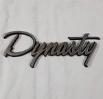 1988-1993 Dodge "dynasty" Plastic Chrome Emblem Removed 4454248. Fixed Price $12.99.