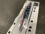 Mini Jcw Curved Front Grille Badge Emblem F55/F56/F57 Lci 51115A346F8 Genuine. Fixed Price $69.02.