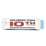 Jeep Rubicon 10TH Anniversary Emblem Chrome Black & Red Letters Oem Mopar New. Fixed Price $80.20.