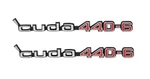 Oer Zinc Diecast Cuda 440-6 Rallye Hood Emblem Set For 1970-1971 Plymouth. Fixed Price $124.98.