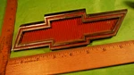 BY15 Chevrolet Red Bowtie Hood Nose Grill Emblem Vintage 1960-70S #3885750 Truck. Fixed Price $39.99.