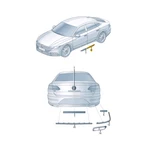 New Volkswagen Arteon 3H7 Front Left Fender Wing Badge 3G8853689SDPJ. Fixed Price $87.29.