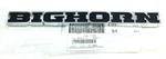 2019 2020 Ram 1500 Big Horn Tailgate Chrome Black Nameplate Emblem New Oem. Fixed Price $142.86.