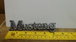 Vtg 1970S Ford Mustang 5.25" Metal Side Fender Emblem Badge Oem D4ZB-16B114-A. Fixed Price $8.00.