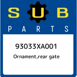 Subaru Ornament,rear Gate 93033XA001, New Genuine Oem Part. Fixed Price $47.82.