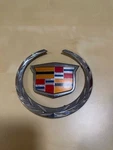 Cadillac Cts Crest Emblem 2003 2007 Front Grille Wreath Chrome Badge Oem 25765. Fixed Price $18.99.