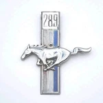 Vintage 1965-68 Ford Mustang 289 Car Fender Emblem Badge C7ZB-16C228-B Lh Fomoco. Fixed Price $16.99.