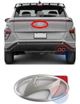Genuine Oem Matte Silver Rear Emblem Badge 86302BE200 For Hyundai Kona 23 26+. Fixed Price $37.00.