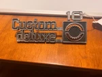 1975-1980 Custom Deluxe 10 Chevy Square Body Chevrolet Badge Emblem 349682-1. Fixed Price $34.95.