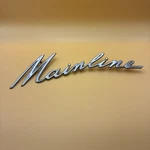 Ford Mainline Fender Emblem Script Oem BM-16098-D Plate Badge 1952 Vintage. Fixed Price $50.00.