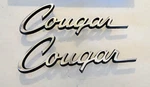 Nos 1969 1970 Cougar Quarter Panel Emblem Script Ornament Plate (1). Fixed Price $175.00.