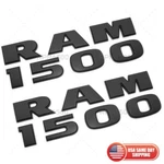 2X 09-21 Ram 1500 Front Door Nameplate Emblem Badge Letter Rebel Trx Black. Fixed Price $49.99.