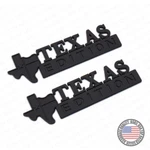 2PCS 3D Blackout Texas Edition Logo Truck Emblem Badge Stickers For Chevy Gmc. Fixed Price $15.99.