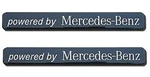 Set Of Oem Powered By Mercedes-benz Badge Emblems For 02-23 Sprinter 2500 3500. Fixed Price $150.00.