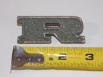 Vtg 1967 68 69 Ford Letter Truck Vehicle Hood Emblem Badge C7TB-16606-C. Fixed Price $16.00.
