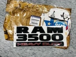 15-18 Dodge Ram 3500 Heavy Duty Flat Black Emblem 68276964AA Mopar Genuine. Fixed Price $108.90.