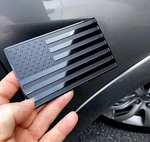 Lfparts Usa Embossed Stainless Steel Metal Flag For Cars, Trucks 5X3, Black. Fixed Price $14.76.