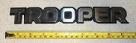 Vintage Retro Oem Orig. 1986, 87 + 88 Isuzu Trooper Badge Emblem Logo Name Plate. Fixed Price $18.88.