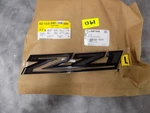 Gm 84871948 2021-24 Chevy Silverado Z21 F/fdr Mktg Pkg Name Plate Black Nos Oem. Fixed Price $40.00.