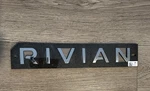 Rivian R1S/R1T 2022-2026 Door Emblem Silver/black PT01118811-A. Fixed Price $100.00.