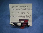 Mercury Cougar XR7 Roof Pillar Emblem 1967 1968 D4WB-16B114-BA. Fixed Price $15.00.