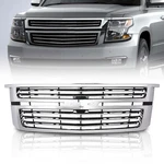 Front Upper Grille Chrome Fit 2015 2020 Chevrolet Tahoe/suburban 22936489. Fixed Price $154.15.