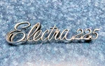 1975-1976 Buick Electra 225 Chrome Metal Script/emblem 1658598 7" Exc Cond!. Fixed Price $46.75.
