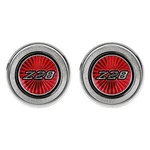Oer K74306 "Z28" Interior Door Panel Emblems. Fixed Price $129.72.