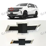 New 2021-2025 Suburban/tahoe Front & Rear Bowtie Emblems In Chrome Black Fit Oem. Fixed Price $85.95.